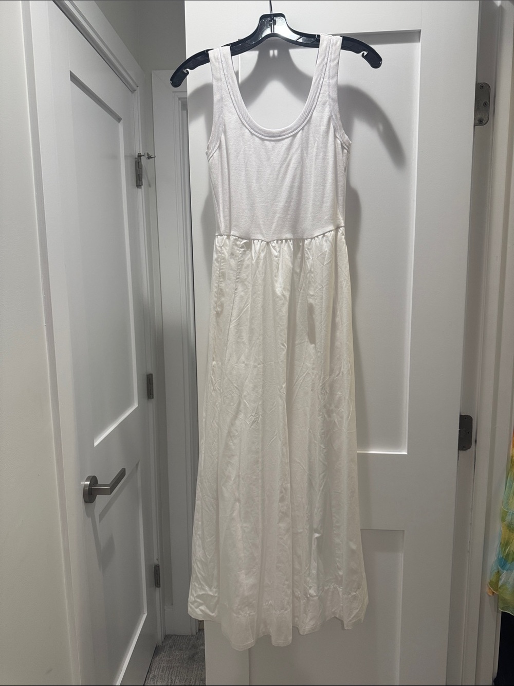Marine Layer White Sleeveless Maxi Dress